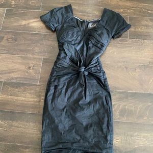 Nicole Miller Collection Ruche Tie Waist Size 4